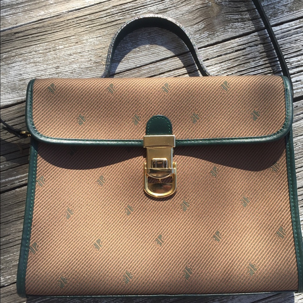 Vintage Green French Jacques Esterel Purse